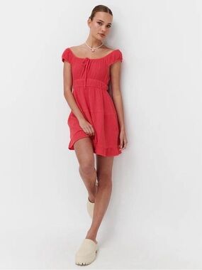 Ghanda Clothing Peggy Dress Red